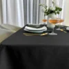 obrus plamoodporny czarny 140x220 wynajem TOTU.RENTALL